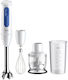 Braun MultiQuick 3 Blender de Mână cu Tijă din Inox 900W Alb