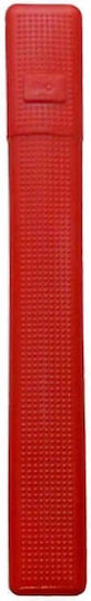 Plastic Knitting Needle Case 41x6cm 8240 Red 8240