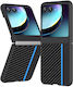Carbon Fiber Back Cover Plastic Black (Razr 40 Ultra)