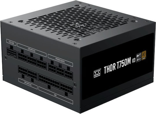 Xigmatek Thor T750 V3 rev. 2.0 750W Μαύρο Τροφοδοτικό Υπολογιστή Semi Modular 80 Plus Bronze
