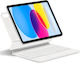 Flip Cover with Keyboard in English US White (iPad 11" 2025 iPad 10.9" 2022)