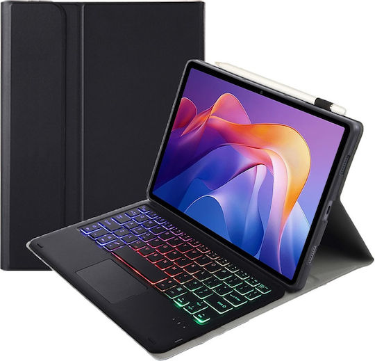 Bluetooth Tastatur Touchpad Xiaomi Redmi Pad 2 Englisch US – Schwarze