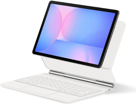 Θήκη Πληκτρολόγιο Samsung Galaxy Tab S10 Fe Magnetic Keyboard Touchpad Στα Αγγλικά Us Λευκό