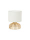 Ostaria Metal Table Lamp for Socket E27 with White Shade and Base