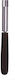 Paolucci Coltellerie Fruit & Vegetable Peeler/Cleaner made of Stainless Steel