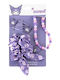 Cerda Hello Kitty Kuromi Set Elastice și Agrafe de Păr Pentru Copii Violet 6 Bucăți