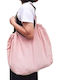 Pink Portable Foldable Shopping Bag Drawstring Queen Mother