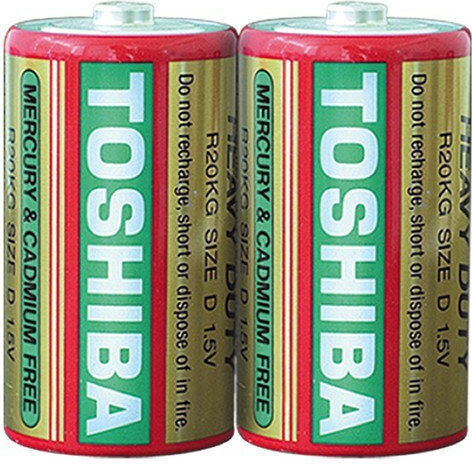 Toshiba Алкални Батерии D 1.5V 2бр
