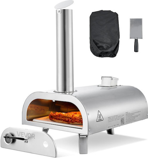 Vevor Pizzaofen Holz Silver