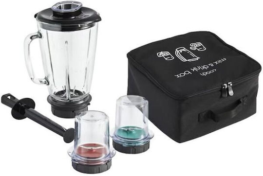 Set Accesorii 5-in-1 Tefal Coach Mix & Drink Robot de Bucătărie Tefal Xf650038 Dedicat Pentru Amestecare, Mixare, Măcinare, Tăiere, Zdrobire Gheață Negru