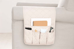 Ivory Quilted Organizer Sofa Ivory Quilted Organizer Sofa