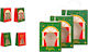 Twisted Handle Window Christmas Bag for Gift Multicolored 35x15x26cm. 12pcs