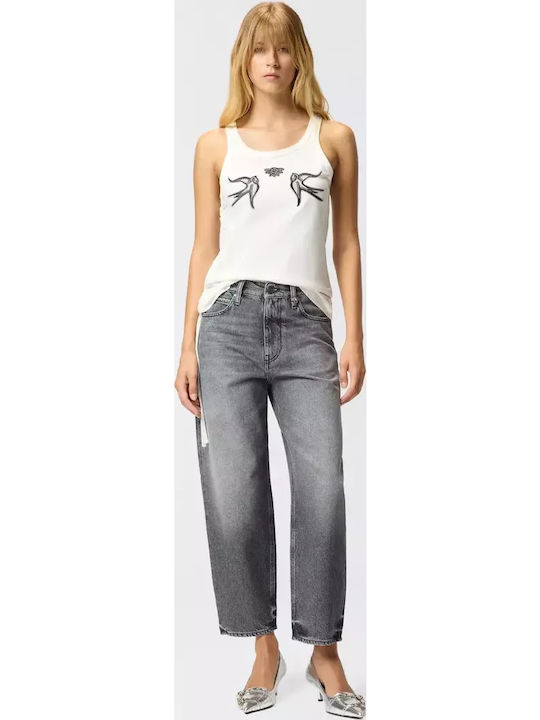 Pinko Estelle Egg Γυναικείο Jean Παντελόνι Γκρι