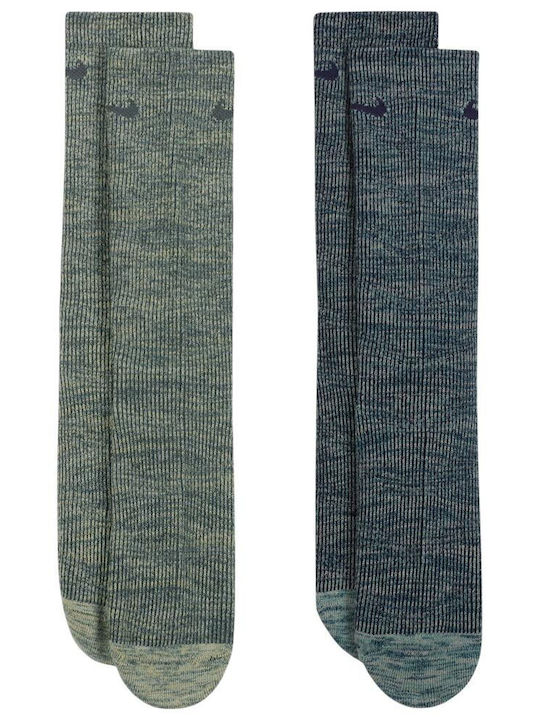 Nike Everyday Cushioned Athletic Socks Green 2 Pairs