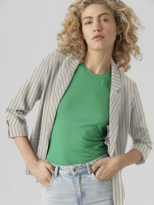 Vero Moda Γυναικείο Σακάκι Ασημί