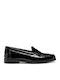 Florentic Cloridie Leather Women's Moccasins in Black Color