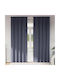 vidaXL vidaXL Vorhänge Verdunkelung Fenster mit Bleistiftfalten Grau 140x225cm