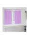 vidaXL Set of Purple Blackout Curtains for Window with Tab Top 140x140cm