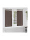 vidaXL Set Curtains Blackout Window with Tab Top Brown 140x175cm