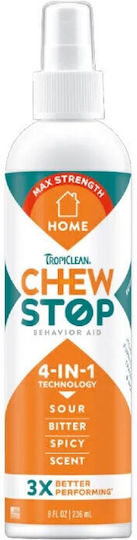 Tropiclean Chew Stop Home Abwehrmittel Spray Maximale Kraft 4 1 236ml Tropiclean 2070490