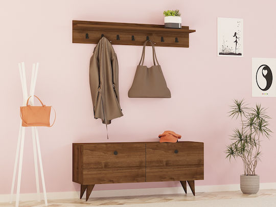 Έπιπλο Εισόδου Walnut 113x48.5x35εκ. Έπιπλο Εισόδου Walnut 113x48.5x35εκ.