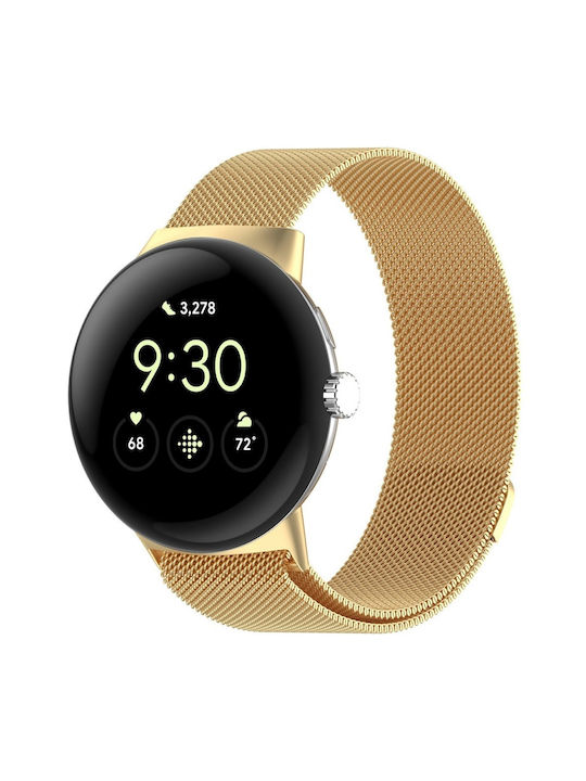 Milanese Armband Google Pixel Watch 3 45mm Gold