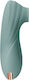 Mini Vibrator Suction Function 10 Modes Waterproof Green