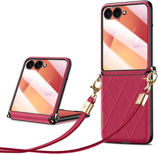 Sulada Back Cover Plastic Pink (Galaxy Z Flip7)