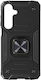 Husă Telefon Samsung Galaxy S23 FE Hybrid Armor Dual Shockproof Inel Rotativ Suport Funcție Compatibil Suport Magnetic Auto Nitro Ishield Negru