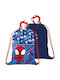 Spiderman Детска чанта Мешка Син 45брx34.5брсм.