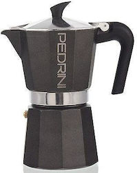 Pedrini Μπρίκι Espresso 6cups Γκρι Pedrini Μπρίκι Espresso 6cups Γκρι