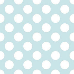 Decoupage Napkin Polka Dot Light Blue 1 Piece
