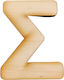 Wooden Letter S 4cm