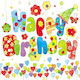 Party Napkins Happy Birthday Kids Style 33x33cm