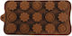 Καλούπι Σιλικόνης Λουλούδια 21x10.5cm