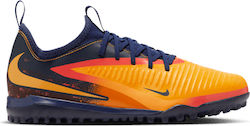 Nike Phantom 6 Low Academy Erling Haaland TF Kids Soccer Cleats with Turf Laser Orange / Blue Void / Lemon Venom Nike Phantom 6 Low Academy Erling Haaland TF Kids Soccer Cleats with Turf Laser Orange / Blue Void / Lemon Venom
