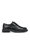 D Serilda Leder Damen Oxfords in Schwarz Farbe