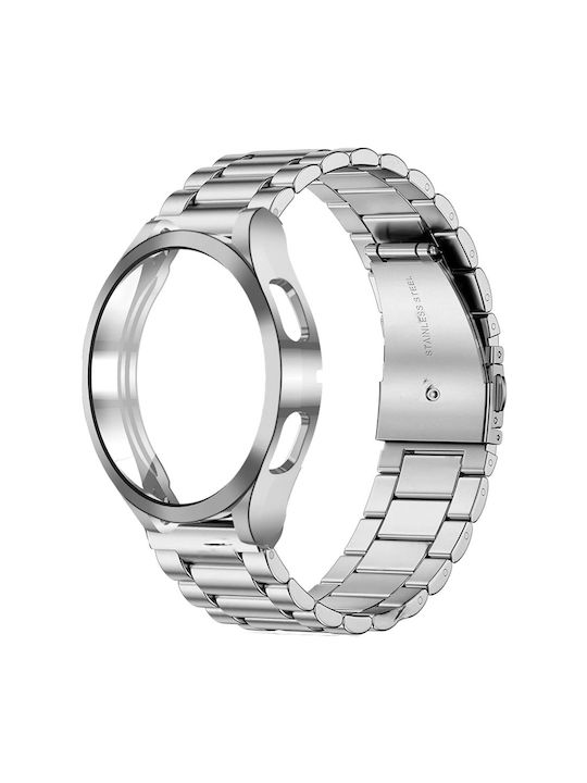 Βραχιόλι + Θήκη Samsung Galaxy Watch 6 44mm Ασημί