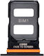 Clappio Sim Card Tray Xiaomi Poco X6 Pro Dual Nano Sim Replacement Part Black