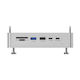 Ulanzi QT03 Док / USB-A / USB-C Докинг станция с 4K PD Ethernet Сребрист