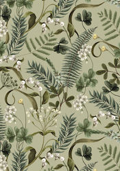 Colour Green Plant Nature A/4 Elastic Folder