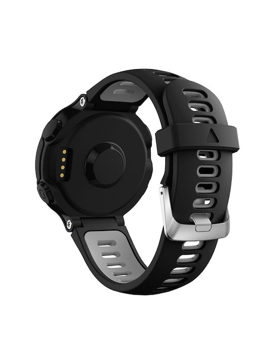 Σιλικόνη Λουράκι Garmin Forerunner 220 230 235 620 630 735 735xt Μαύρο Γκρι