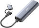 Ldnio USB Хъб 4 Порта USB 3.0 с Връзка USB-A