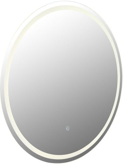 Globo Lighting 84034 Badezimmerspiegel aus Metall Silber