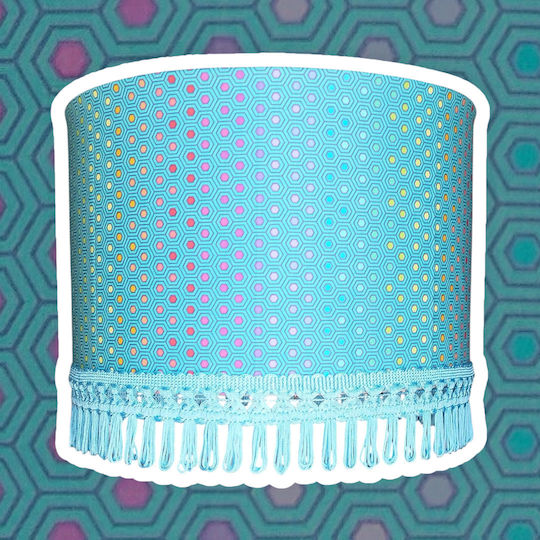 Deckenleuchte Mini Blaue Discoballs Maße 30*20 E27