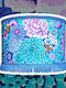 Φωτιστικό Οροφής Blue Flower Power Διαστάσεις 30*20 Ε27