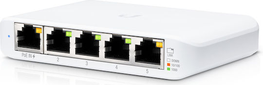 Ubiquiti USW Flex Mini Managed L2 PoE+ Switch with 5 Gigabit (1Gbps) Ethernet Ports