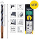 Alpen Drills Set 3 Burghie HSS cu Tija Cilindri...