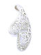 PS Silver Charm Καρδιά από Ασήμι με Ζιργκόν