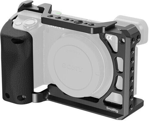 Smallrig 3164b Клетка За Камера Силиконова Ръкохватка Sony A6400 A6300 A6100